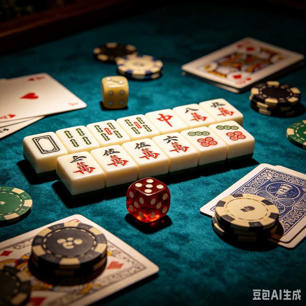 modern oriental mahjong set